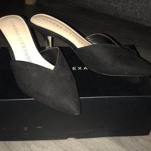 Athena Alexander Black Suede Heel